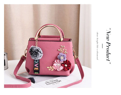 Elegant Women's Floral Handbag – Fashionable Shoulder & Crossbody Bag for Any Occasion