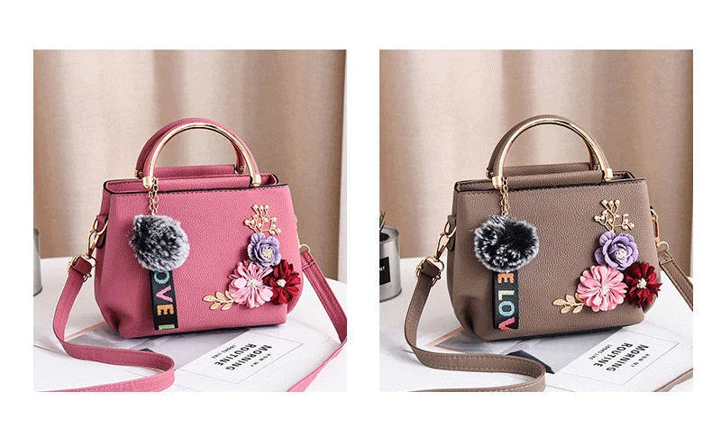 Elegant Women's Floral Handbag – Fashionable Shoulder & Crossbody Bag for Any Occasion