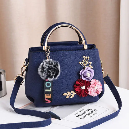 Elegant Women's Floral Handbag – Fashionable Shoulder & Crossbody Bag for Any Occasion