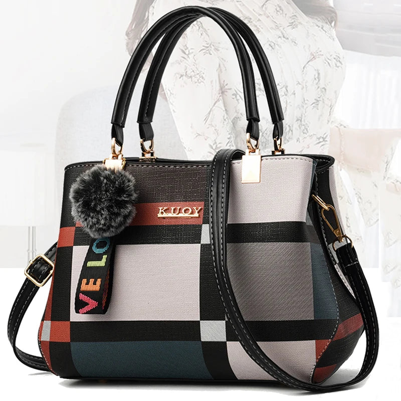 Luxury Handbag for Women Wild Messenger Designer Brand Plaid Shoulder Tote