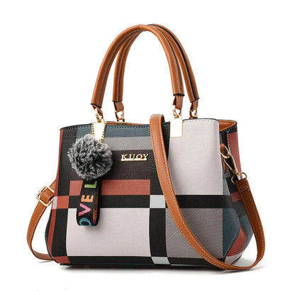 Luxury Handbag for Women Wild Messenger Designer Brand Plaid Shoulder Tote