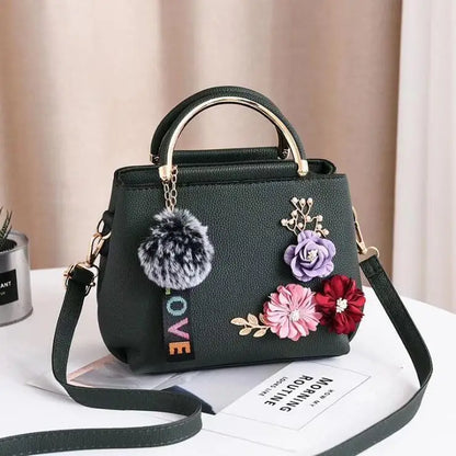 Elegant Women's Floral Handbag – Fashionable Shoulder & Crossbody Bag for Any Occasion