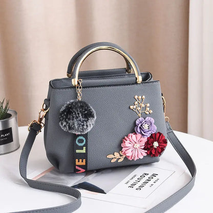 Elegant Women's Floral Handbag – Fashionable Shoulder & Crossbody Bag for Any Occasion