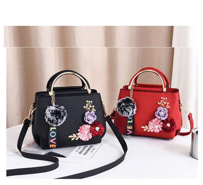 Elegant Women's Floral Handbag – Fashionable Shoulder & Crossbody Bag for Any Occasion