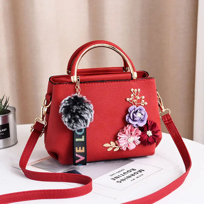 Elegant Women's Floral Handbag – Fashionable Shoulder & Crossbody Bag for Any Occasion