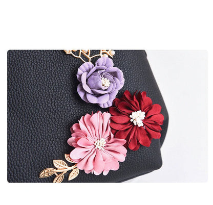 Elegant Women's Floral Handbag – Fashionable Shoulder & Crossbody Bag for Any Occasion