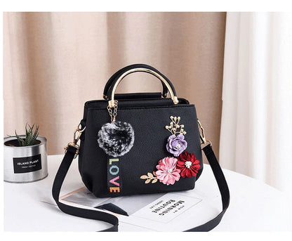 Elegant Women's Floral Handbag – Fashionable Shoulder & Crossbody Bag for Any Occasion