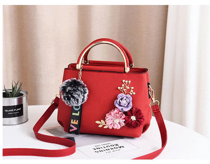 Elegant Women's Floral Handbag – Fashionable Shoulder & Crossbody Bag for Any Occasion