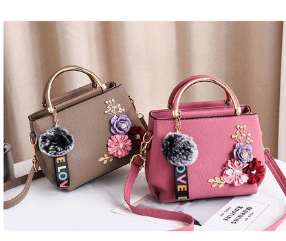 Elegant Women's Floral Handbag – Fashionable Shoulder & Crossbody Bag for Any Occasion