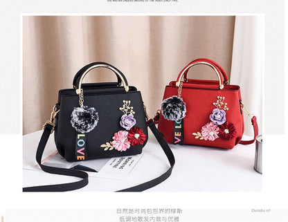 Elegant Women's Floral Handbag – Fashionable Shoulder & Crossbody Bag for Any Occasion