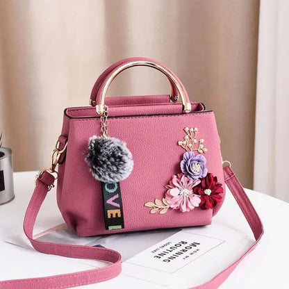 Elegant Women's Floral Handbag – Fashionable Shoulder & Crossbody Bag for Any Occasion