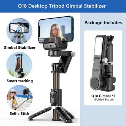 360° Smartphone Gimbal: Stabilizer & Selfie Stick