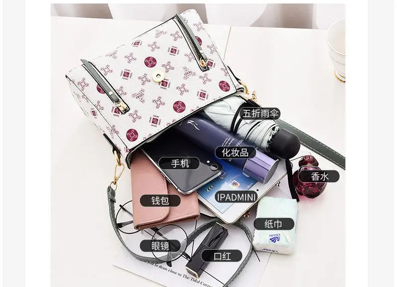 Women's Shoulder Bag Printed Crossbody Handbag for Ladies