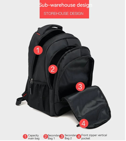 Classic Large Capacity Backpack Fashion: Travel Bag