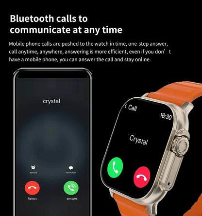 Ultra Unisex Smartwatch Bluetooth for Android IOS