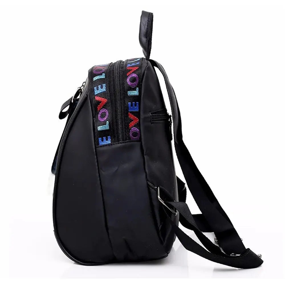 Women's Mini Oxford Backpack – Multi-Function Shoulder Bag with Phone Pouch