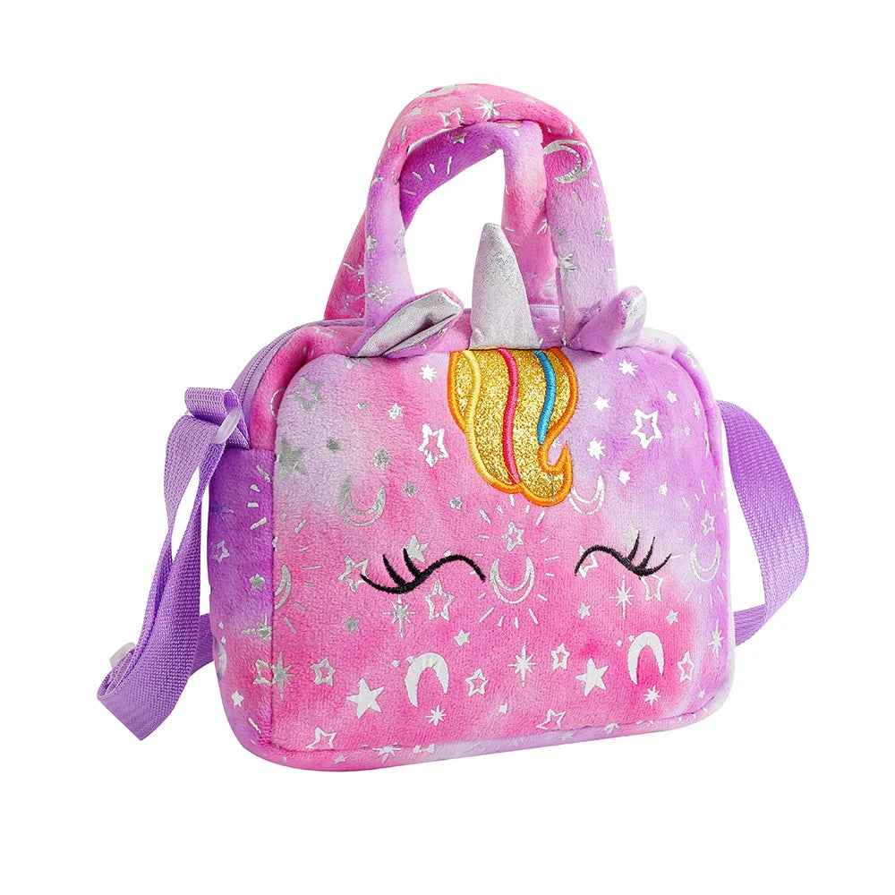 Sweet Unicorn Handbags for Girls - Kids Crossbody Bag