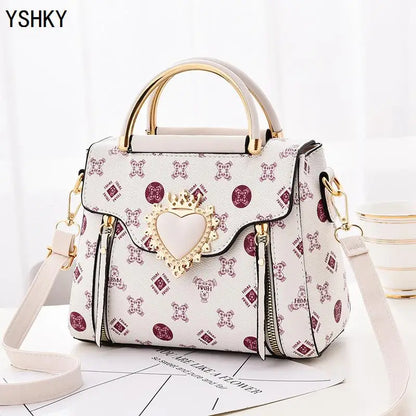 Women's Shoulder Bag Printed Crossbody Handbag for Ladies