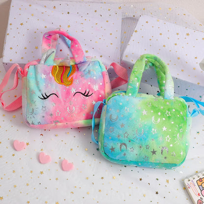 Sweet Unicorn Handbags for Girls - Kids Crossbody Bag