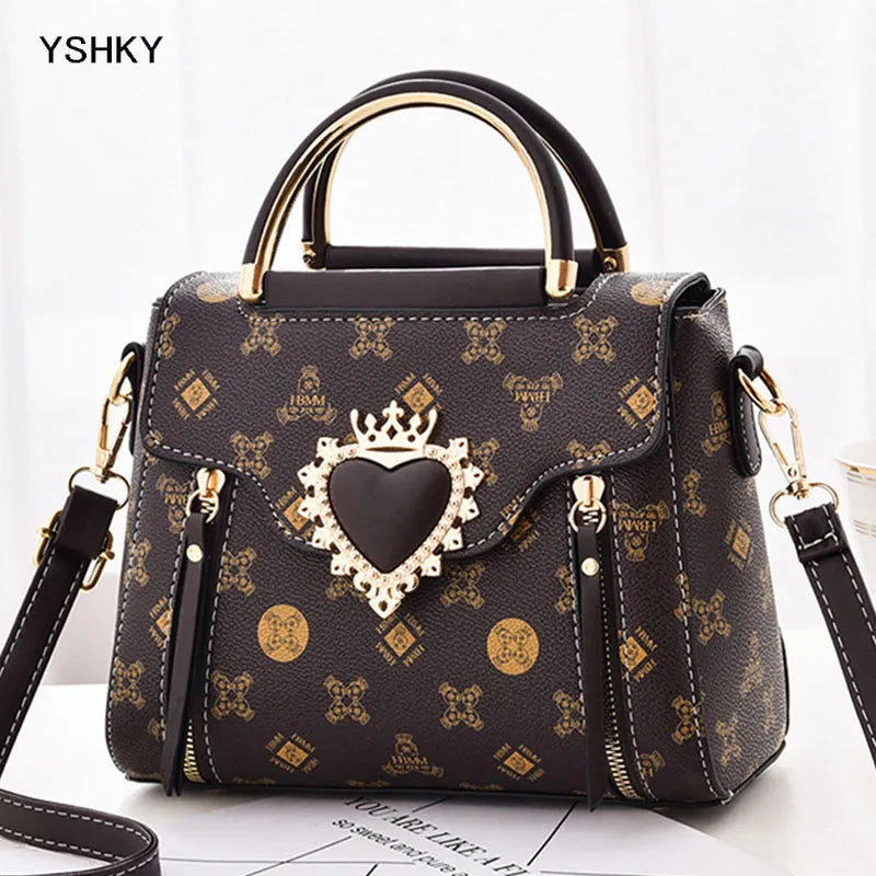 Women's Shoulder Bag Printed Crossbody Handbag for Ladies