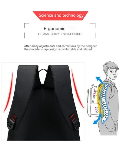 Classic Large Capacity Backpack Fashion: Travel Bag