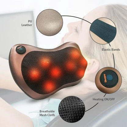 Cervical Shiatsu Electric Massage Pillow