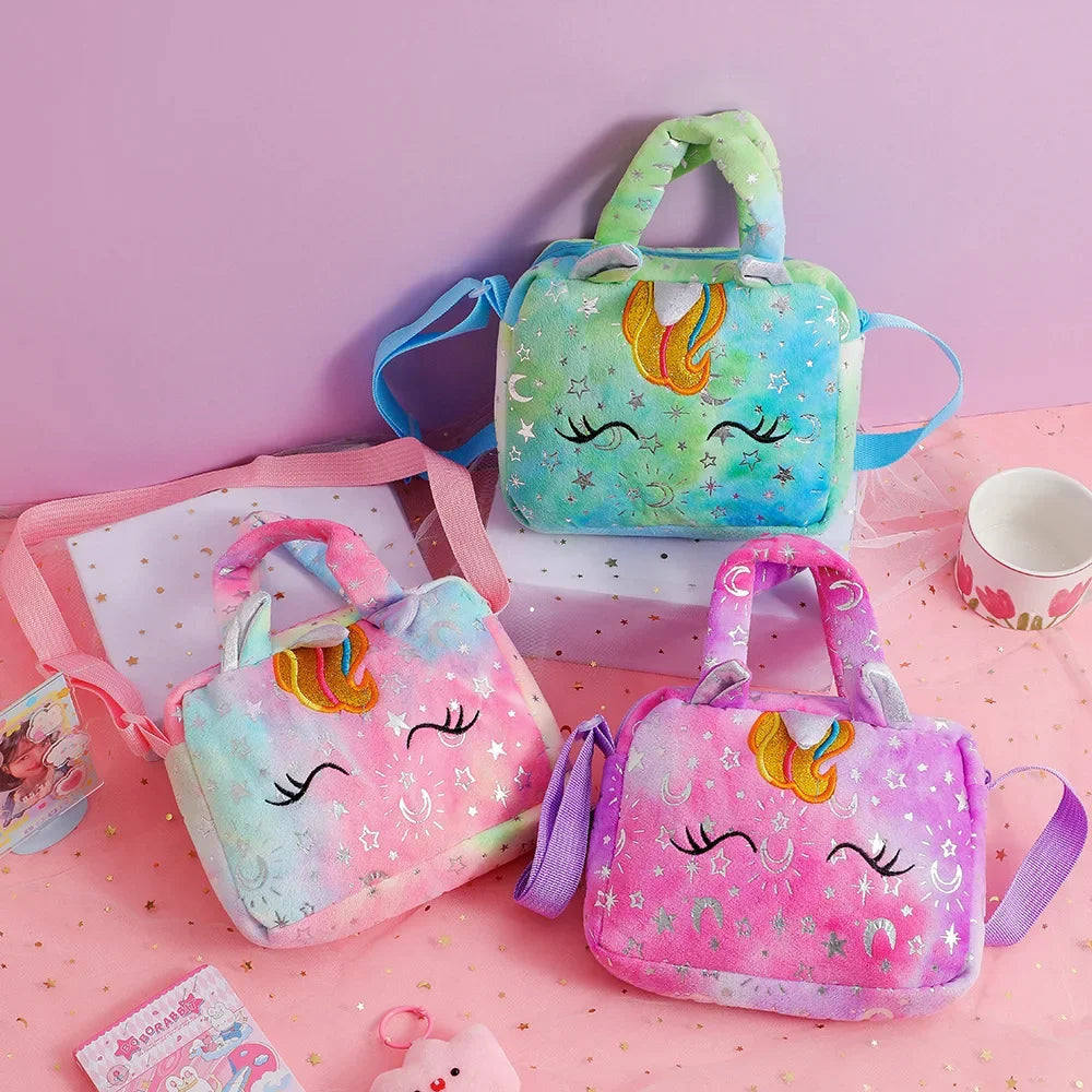 Sweet Unicorn Handbags for Girls - Kids Crossbody Bag