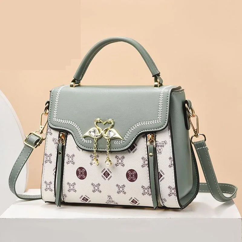 Women's Shoulder Bag Printed Crossbody Handbag for Ladies