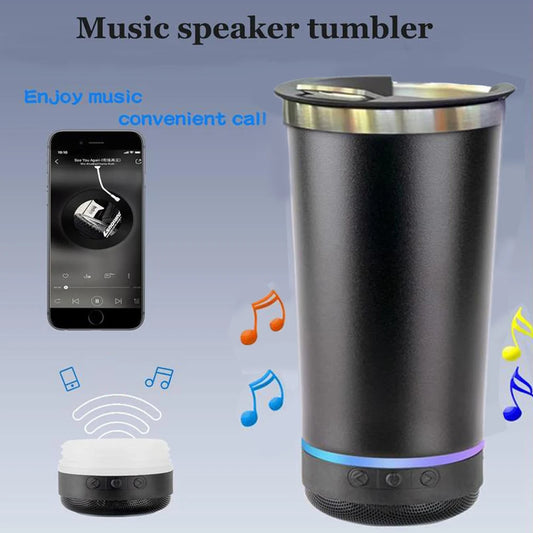 Bluetooth Speaker Insulated Mug with Opener