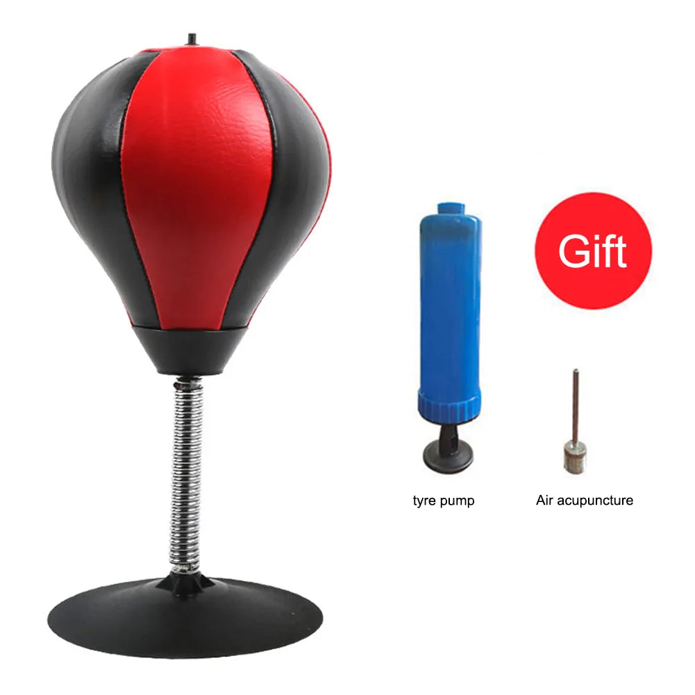 Stress Relief Desktop Punching Bag - Strong Suction Cup