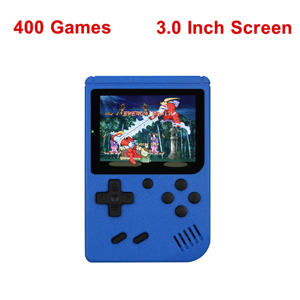 Retro Mini Handheld Game Console – 8-Bit Color LCD with 500 Built-In Games for Kids