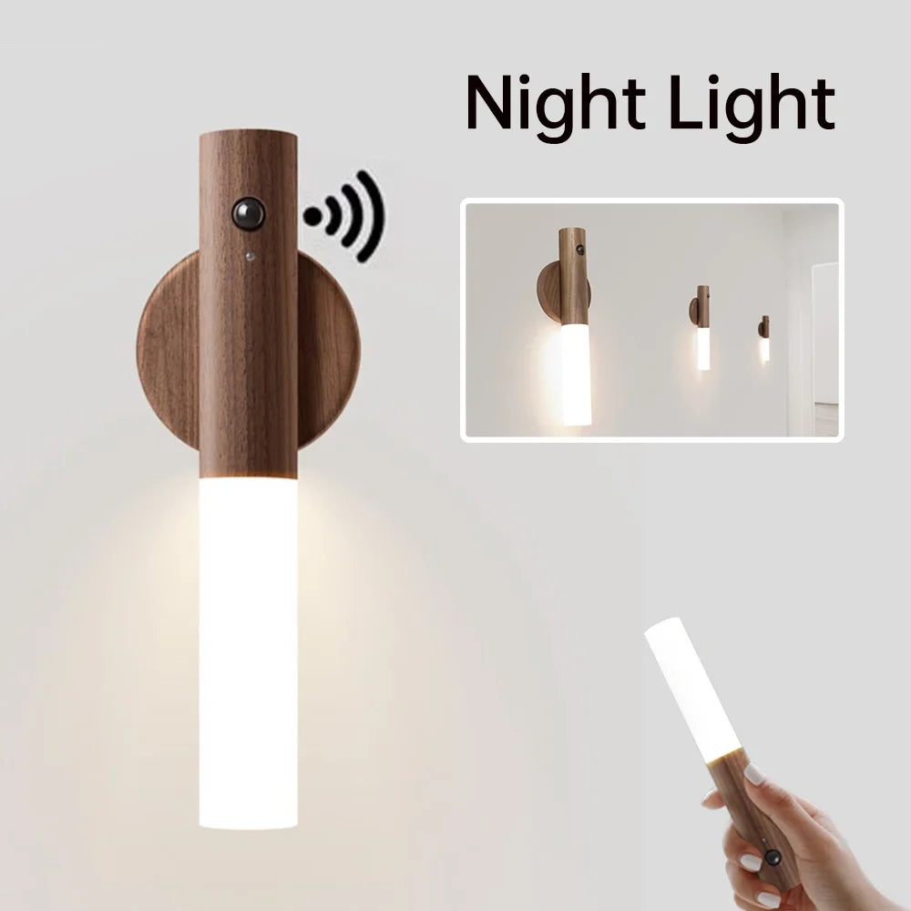 Magnetic LED USB Night Light for Home