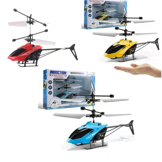 Mini Induction RC Drone – Rechargeable, Remote-Free Hovering Helicopter, Fall-Resistant Toy