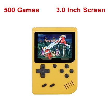 Retro Mini Handheld Game Console – 8-Bit Color LCD with 500 Built-In Games for Kids