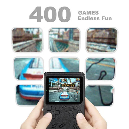 Retro Mini Handheld Game Console – 8-Bit Color LCD with 500 Built-In Games for Kids