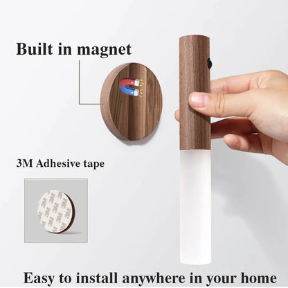 Magnetic LED USB Night Light for Home