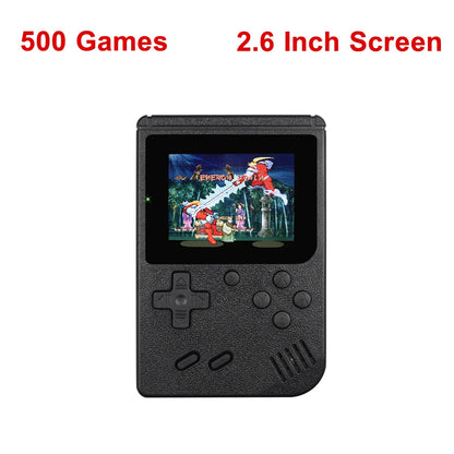 Retro Mini Handheld Game Console – 8-Bit Color LCD with 500 Built-In Games for Kids