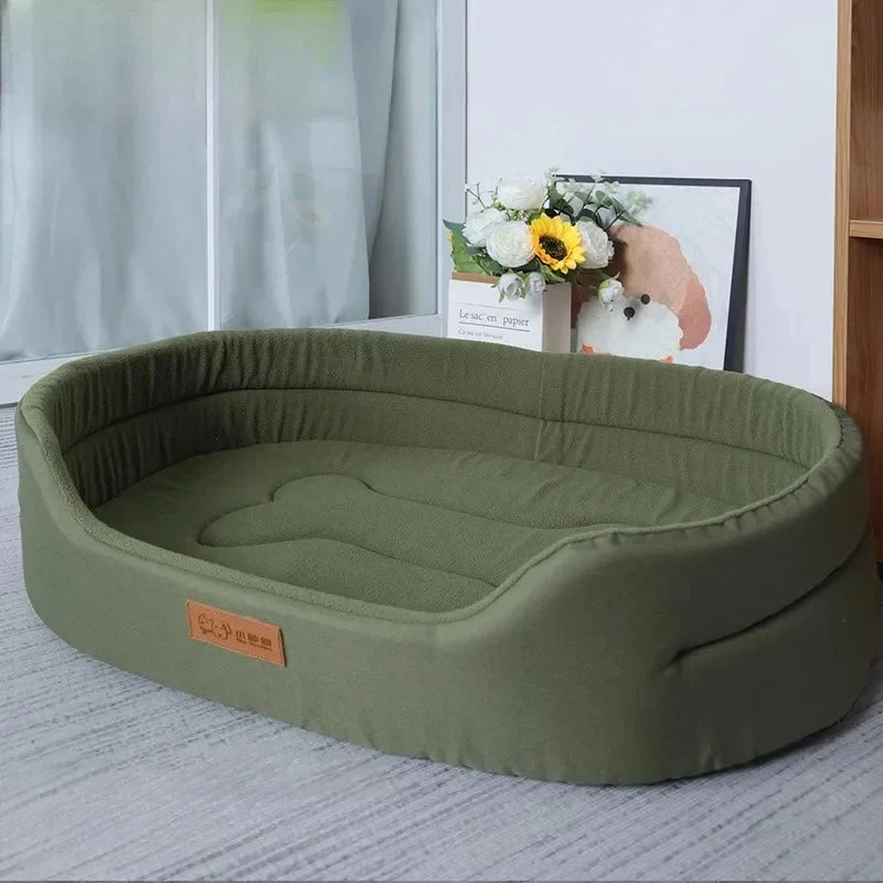 Cozy Pet Bed: Fluffy Sofa for Dogs