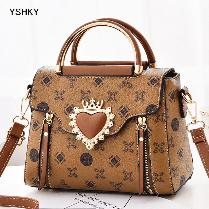 Women's Shoulder Bag Printed Crossbody Handbag for Ladies