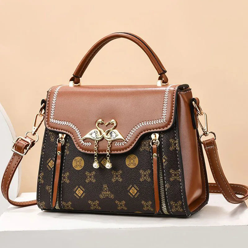 Women's Shoulder Bag Printed Crossbody Handbag for Ladies