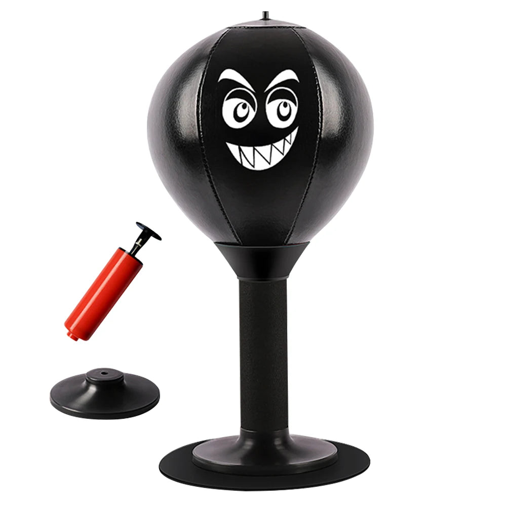 Stress Relief Desktop Punching Bag - Strong Suction Cup