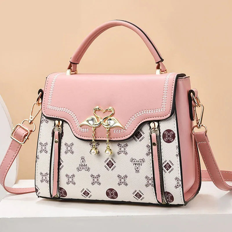 Women's Shoulder Bag Printed Crossbody Handbag for Ladies