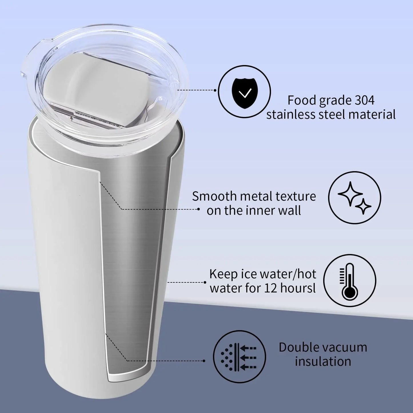 Bluetooth Speaker Insulated Mug with Opener