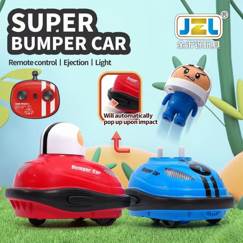 Remote Control Bumper Car with Ejecting Doll