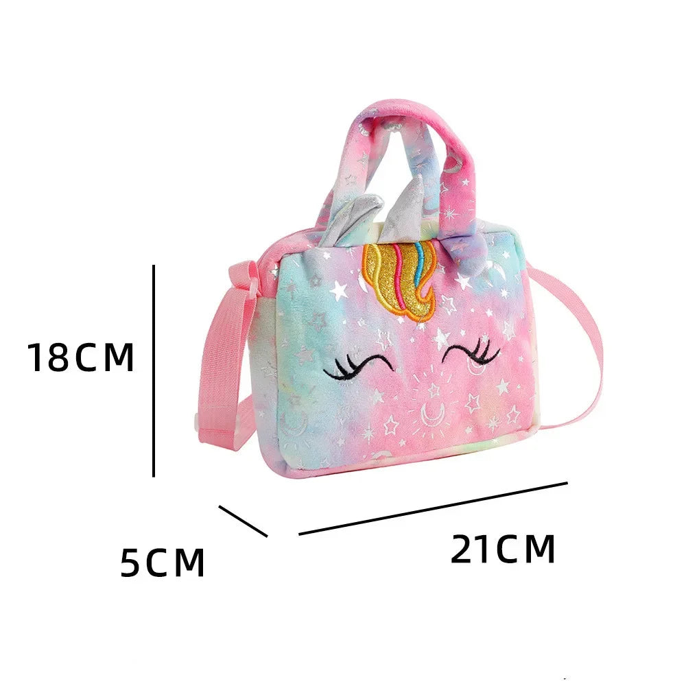 Sweet Unicorn Handbags for Girls - Kids Crossbody Bag