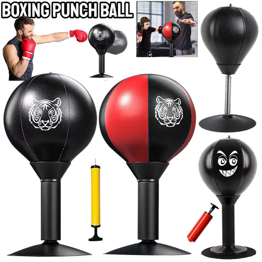 Stress Relief Desktop Punching Bag - Strong Suction Cup