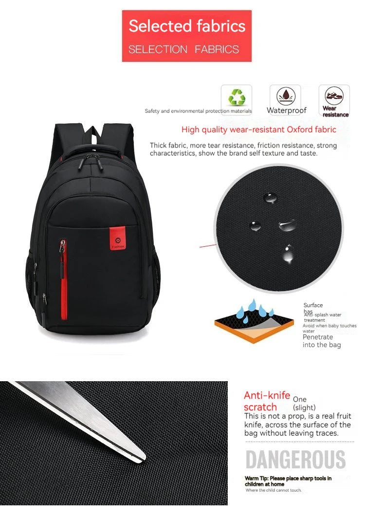 Classic Large Capacity Backpack Fashion: Travel Bag