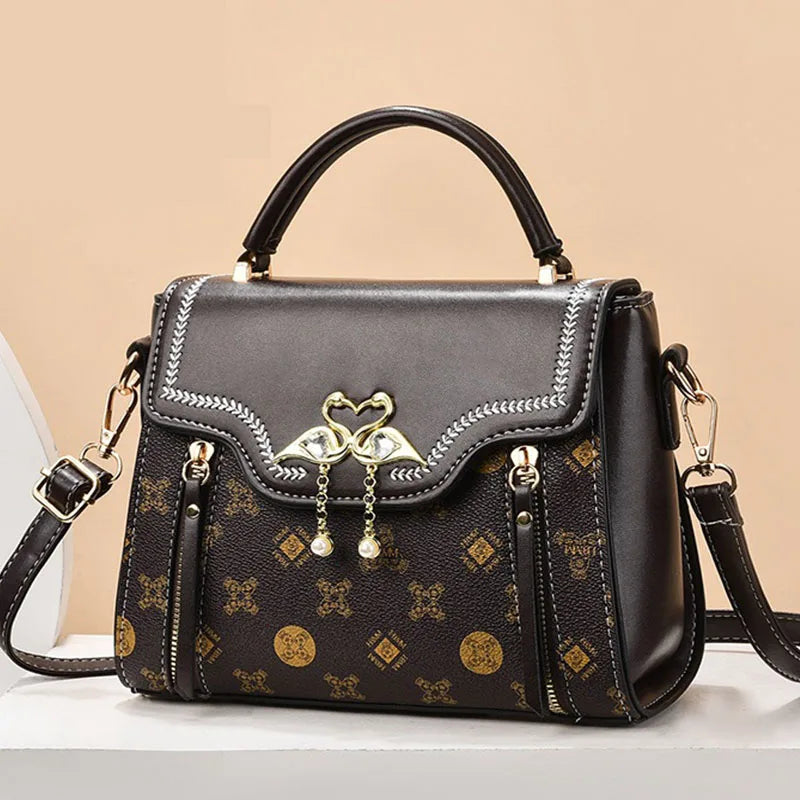 Women's Shoulder Bag Printed Crossbody Handbag for Ladies