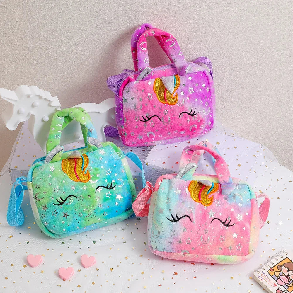 Sweet Unicorn Handbags for Girls - Kids Crossbody Bag