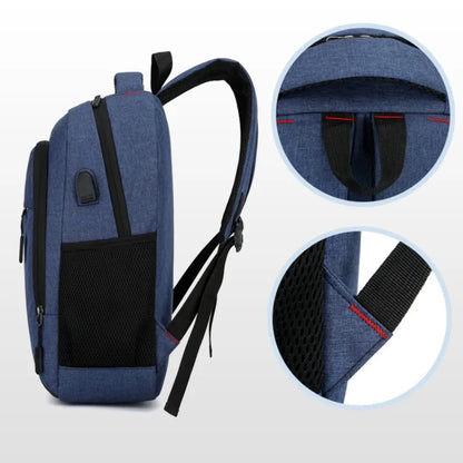 Men's Large Capacity Fashion Backpack: Travel & Laptop Ready